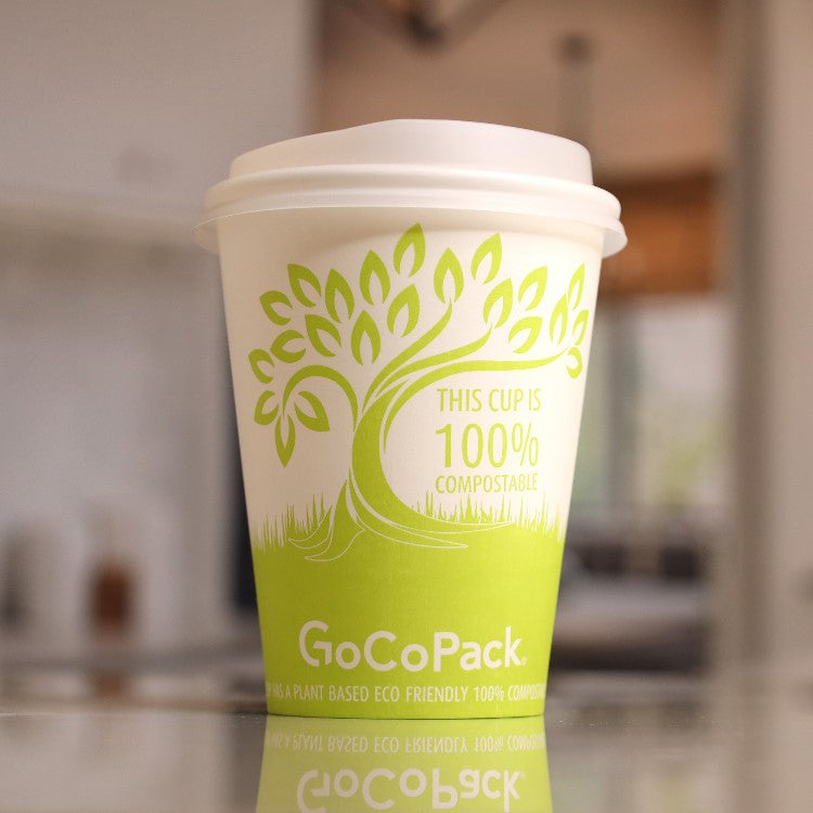 100% Compostable Cups With Lids