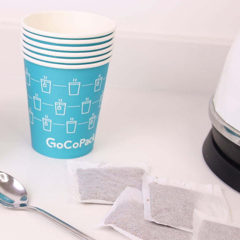 
                      
                        GoCoPack Disposable Paper Cups - Strong Single Wall Coffee Cups for Hot & Cold Drinks - Available in 8oz (227ml) & 12oz (340ml) - Come in Packs of 50 or Boxes of 1000 - GoCoPack
                      
                    