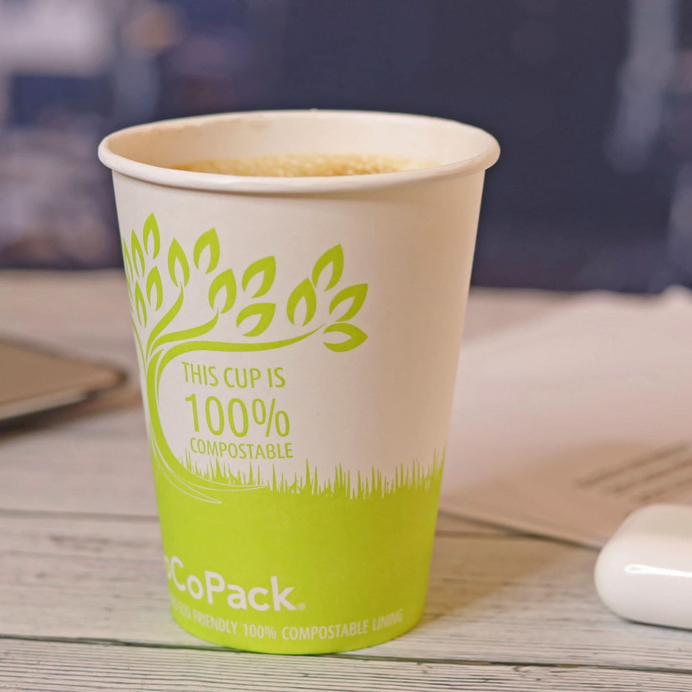 
                      
                        GoCoPack Single Wall 100% Compostable Paper Cups - Available In 8oz (227ml) Or 12oz (340ml) - GoCoPack
                      
                    