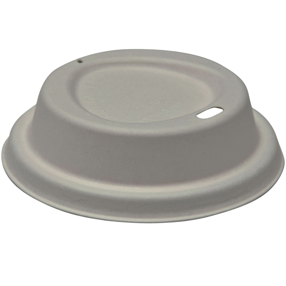 
                      
                        White Bagasse Sip Lids For Paper Cups - Eco - Friendly - 100% Compostable and 100% Biodegradable - Available In Small to Fit Standard 8oz Cups Or Large to Fit Standard 12oz - 16oz Cups - GoCoPack
                      
                    