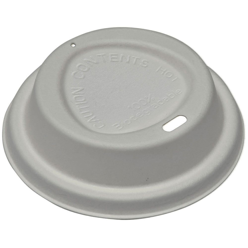 
                      
                        White Bagasse Sip Lids For Paper Cups - Eco - Friendly - 100% Compostable and 100% Biodegradable - Available In Small to Fit Standard 8oz Cups Or Large to Fit Standard 12oz - 16oz Cups - GoCoPack
                      
                    